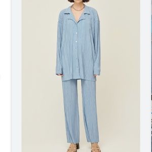 Maria Oversized Plisse Set